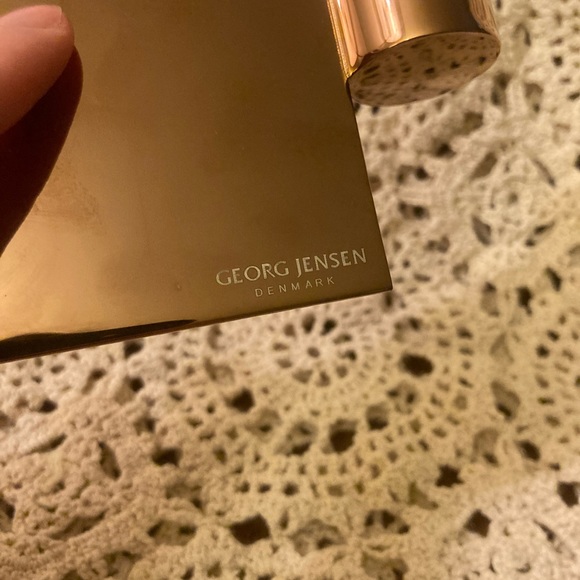 NWOT Georg Jensen Denmark Candlestick Holders - Set of 2 - Bronze Gold - Urkiola - Picture 12 of 15